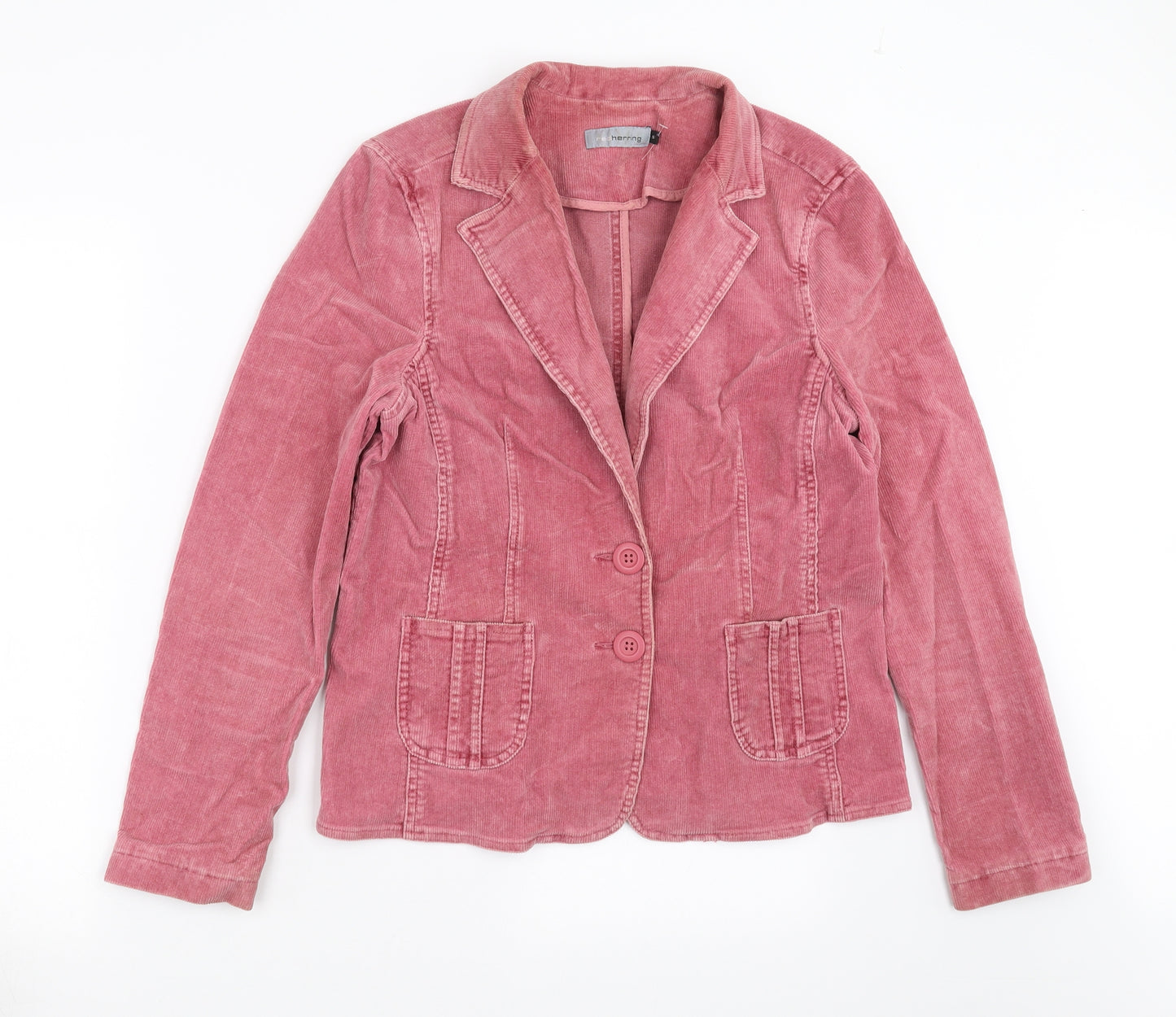 Red Herring Womens Pink  Corduroy Jacket  Size 14
