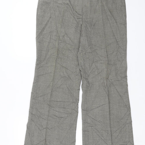 NEXT Mens Beige Geometric  Trousers  Size 16 L28 in