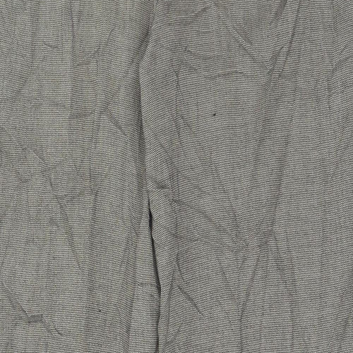 NEXT Mens Beige Geometric  Trousers  Size 16 L28 in