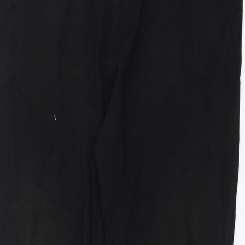 jsl fashion Womens Black   Trousers  Size 16 L28 in - Embroidered detail