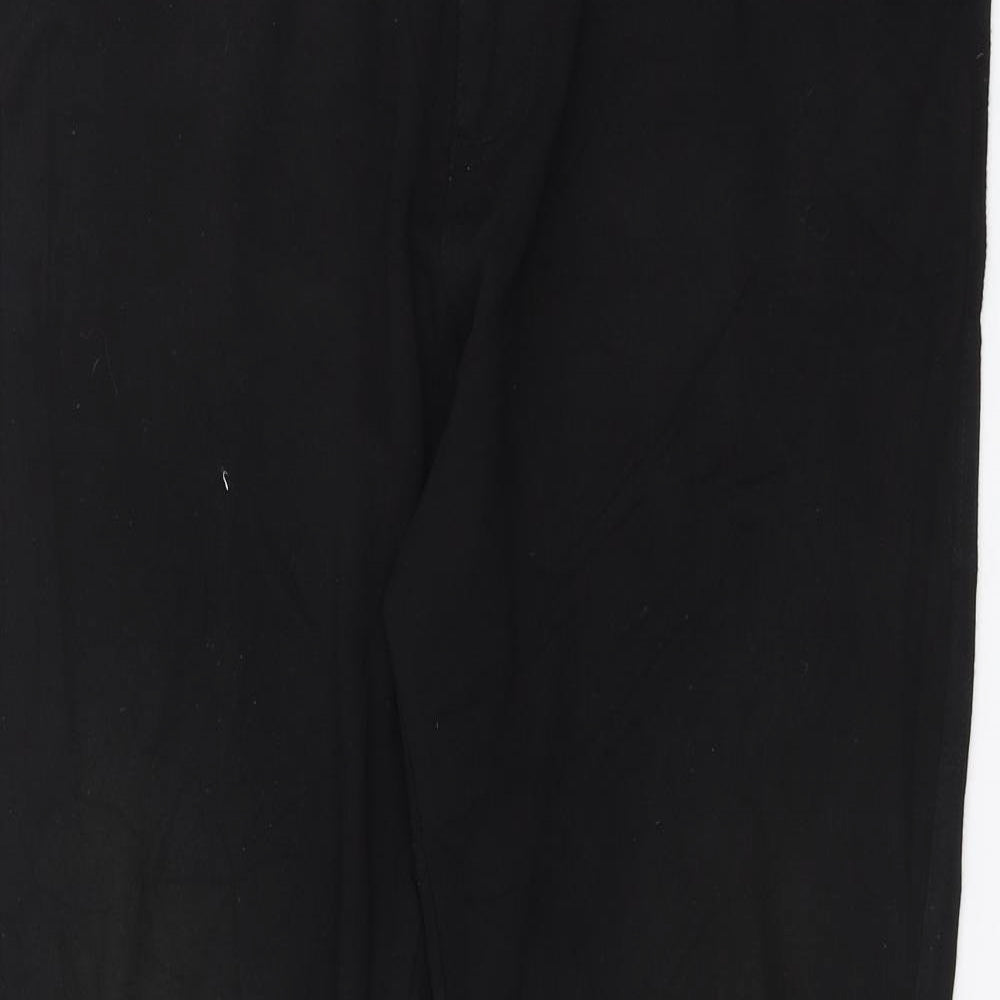 jsl fashion Womens Black   Trousers  Size 16 L28 in - Embroidered detail
