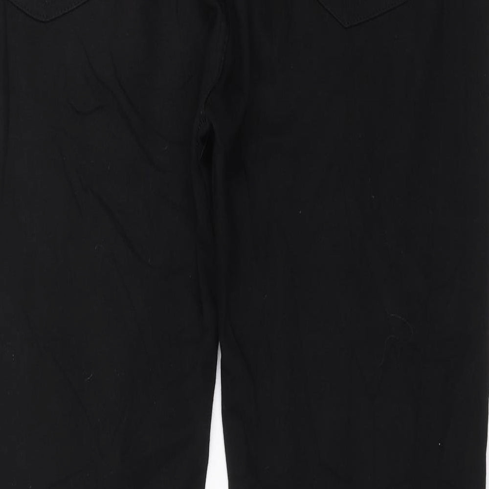 jsl fashion Womens Black   Trousers  Size 16 L28 in - Embroidered detail