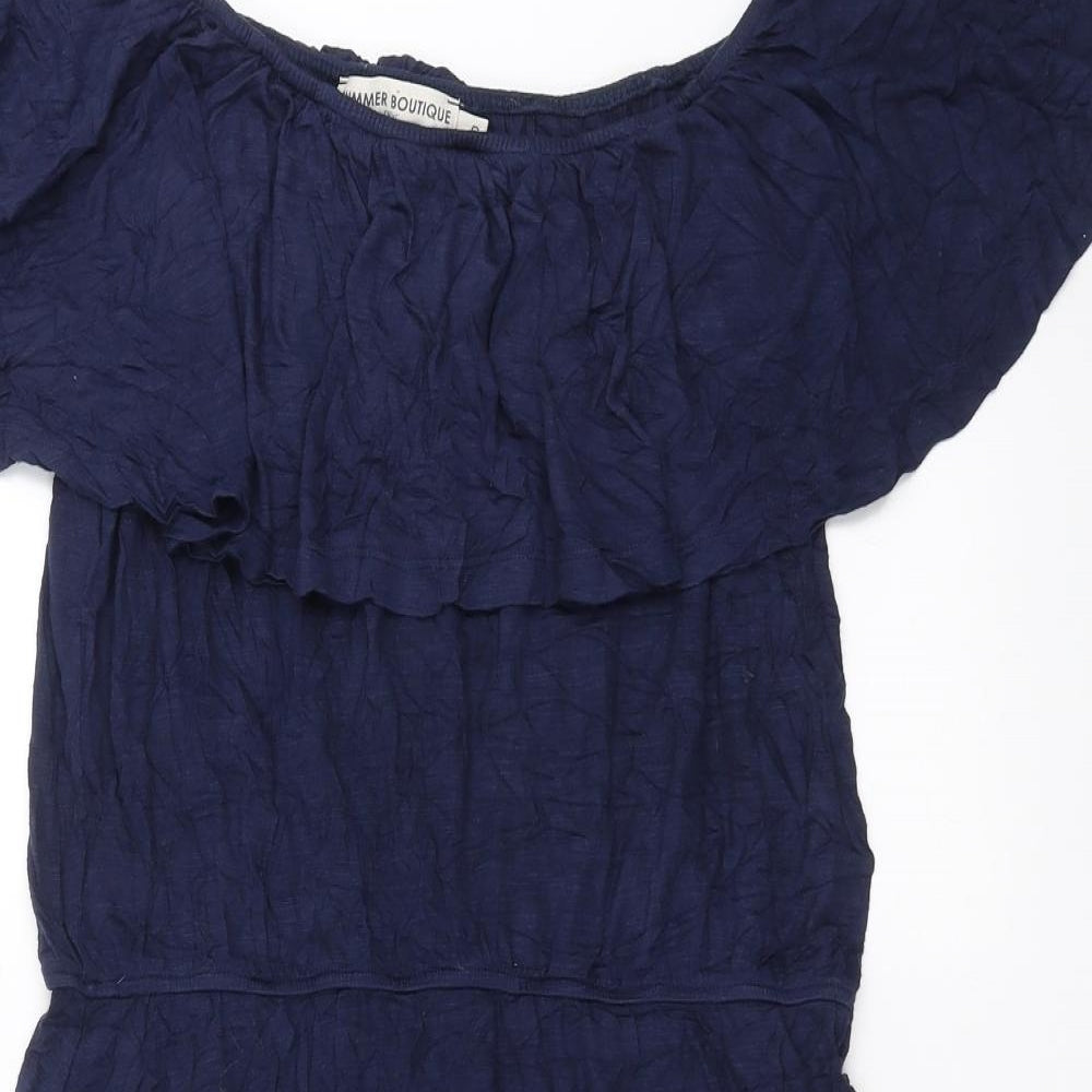 NEXT Womens Blue   T-Shirt Dress  Size 10