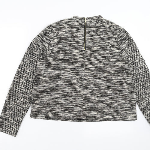 H&M Womens Black   Pullover Jumper Size L