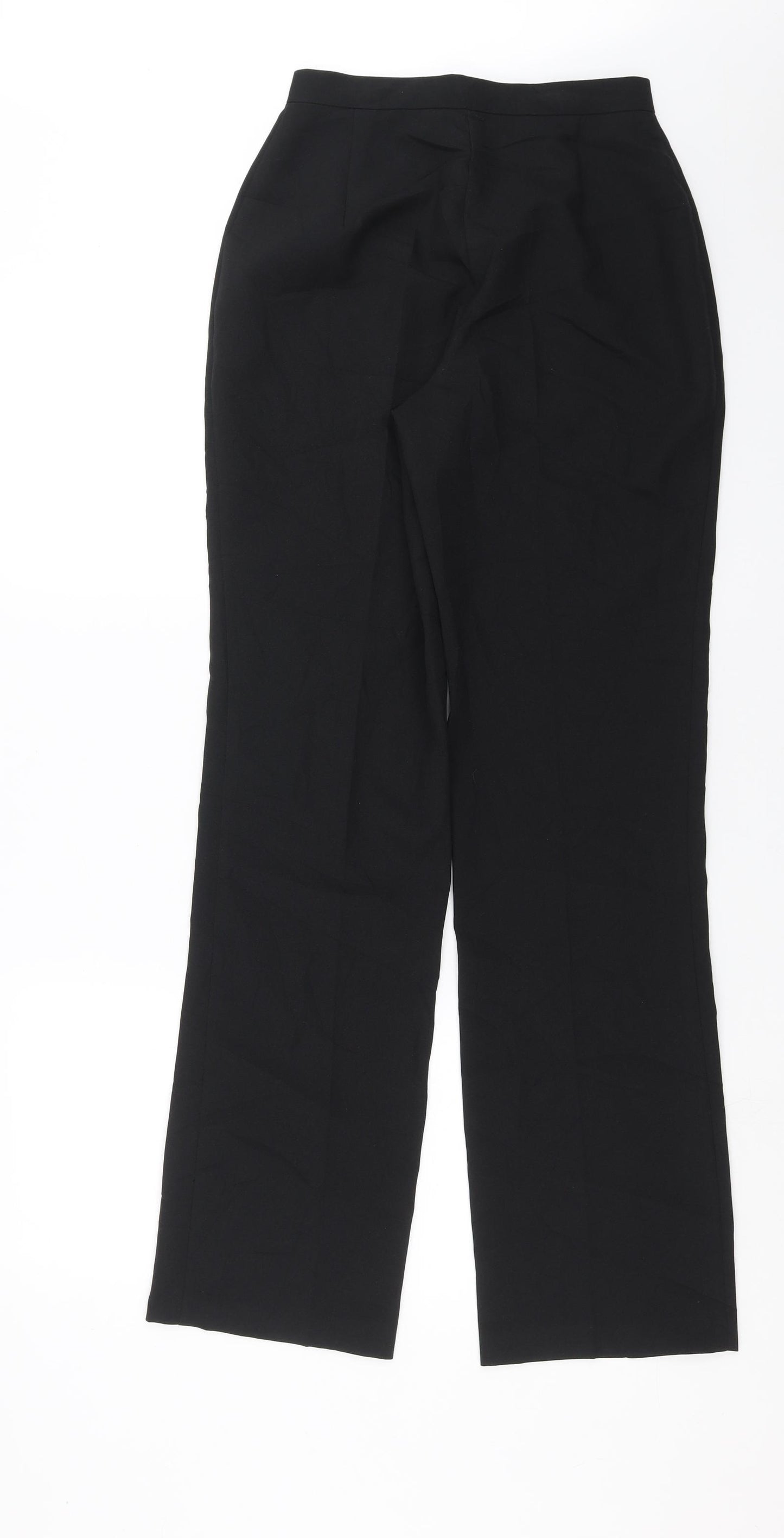 Dunnes Stores Womens Black   Trousers  Size 8 L32 in