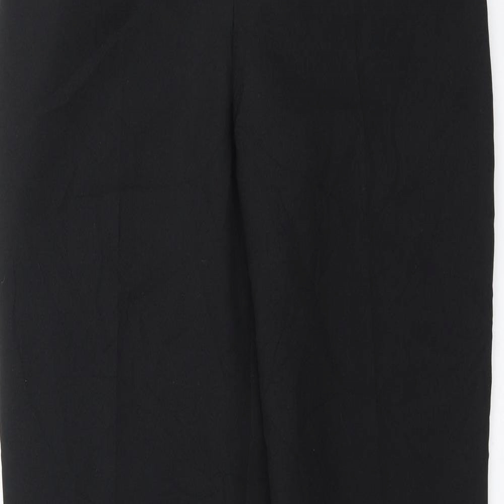Dunnes Stores Womens Black   Trousers  Size 8 L32 in