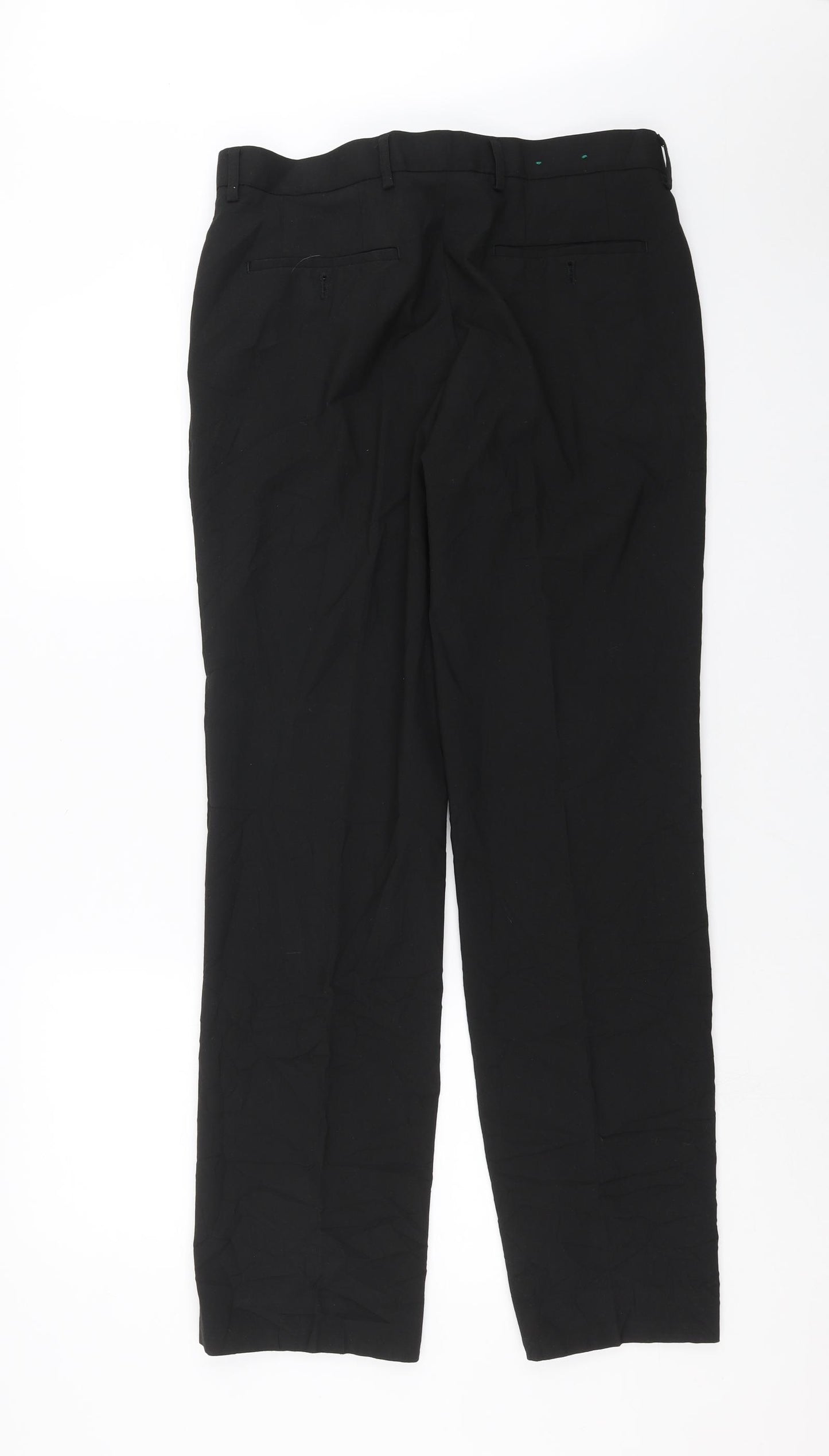 NEXT Mens Black   Trousers  Size 32 in L31 in