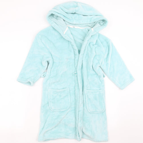 Marks and Spencer Girls Green Solid  Top Robe Size 7-8 Years