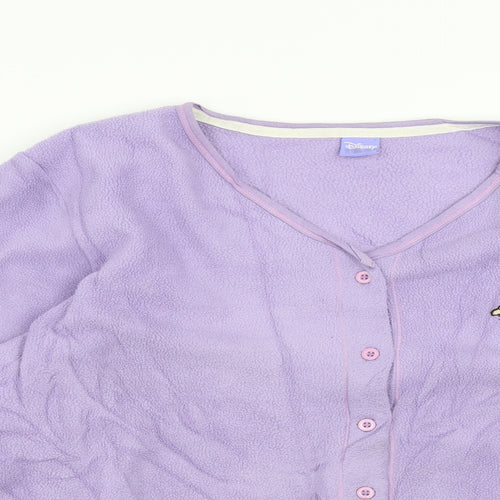 Disney Womens Purple Solid  Top Pyjama Top Size 18  - winne the pooh, disney