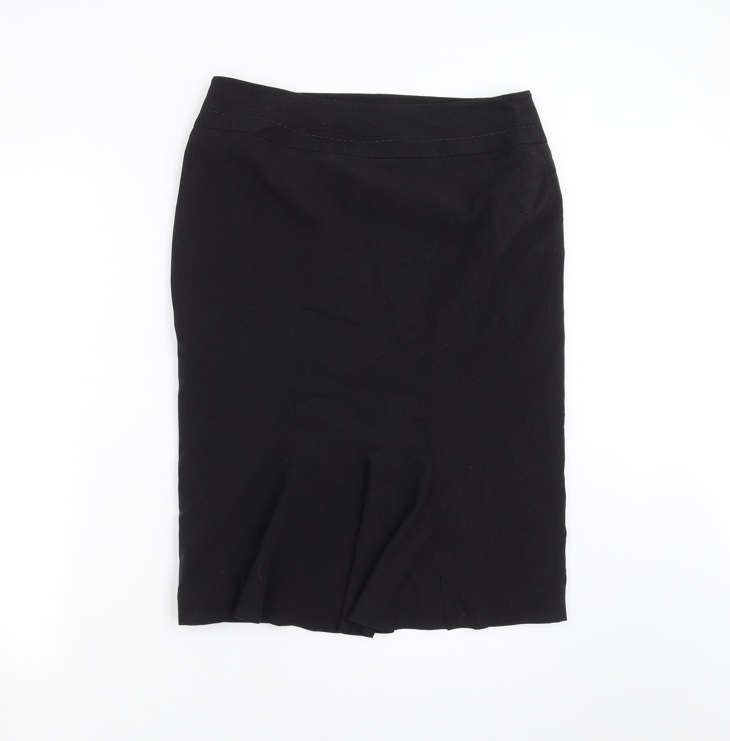 Debenhams Womens Black   Straight & Pencil Skirt Size 12
