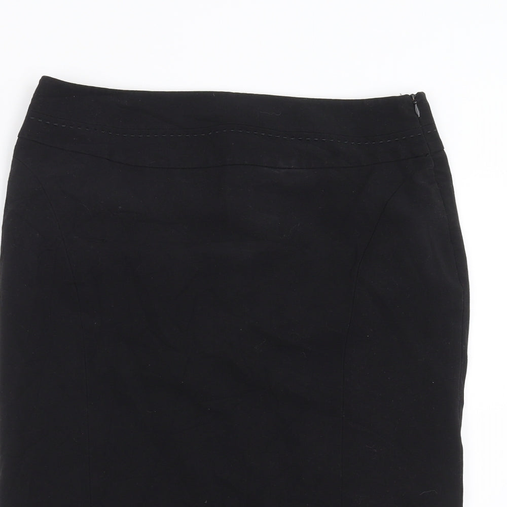 Debenhams Womens Black   Straight & Pencil Skirt Size 12