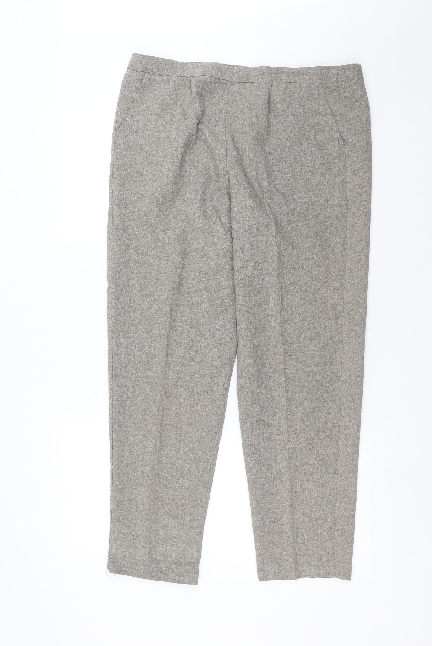 Classics Womens Beige   Trousers  Size 14 L28 in