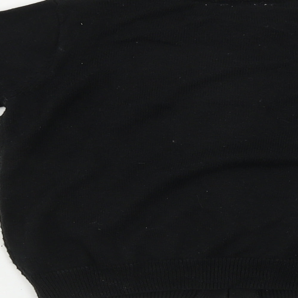 River Island  Boys Black   Full Zip Jumper Size 2-3 Years