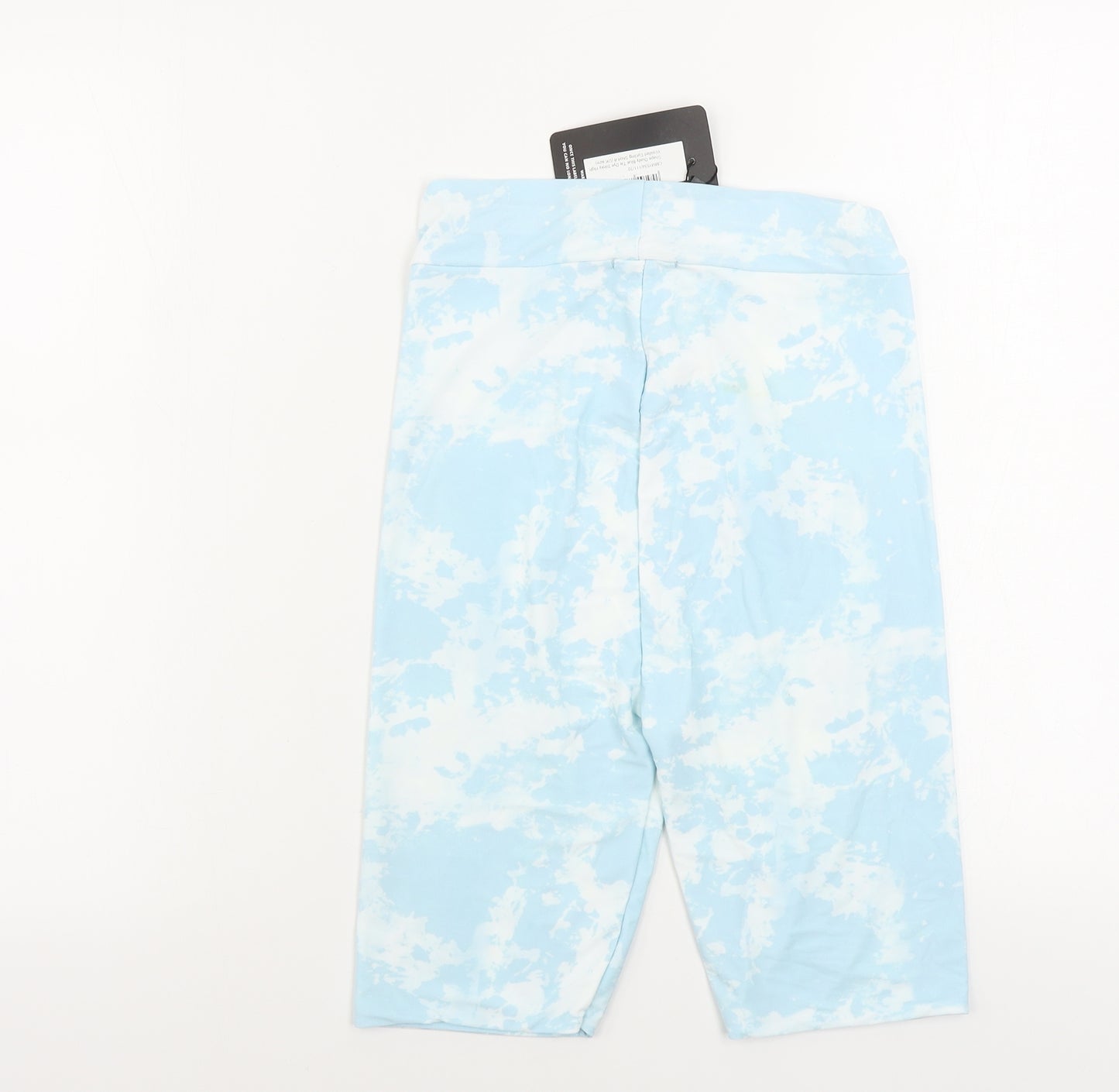 PRETTYLITTLETHING Womens Blue   Cropped Leggings Size 8
