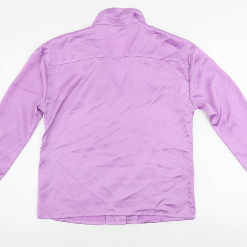 In the Style Womens Purple   Basic Button-Up Size 6