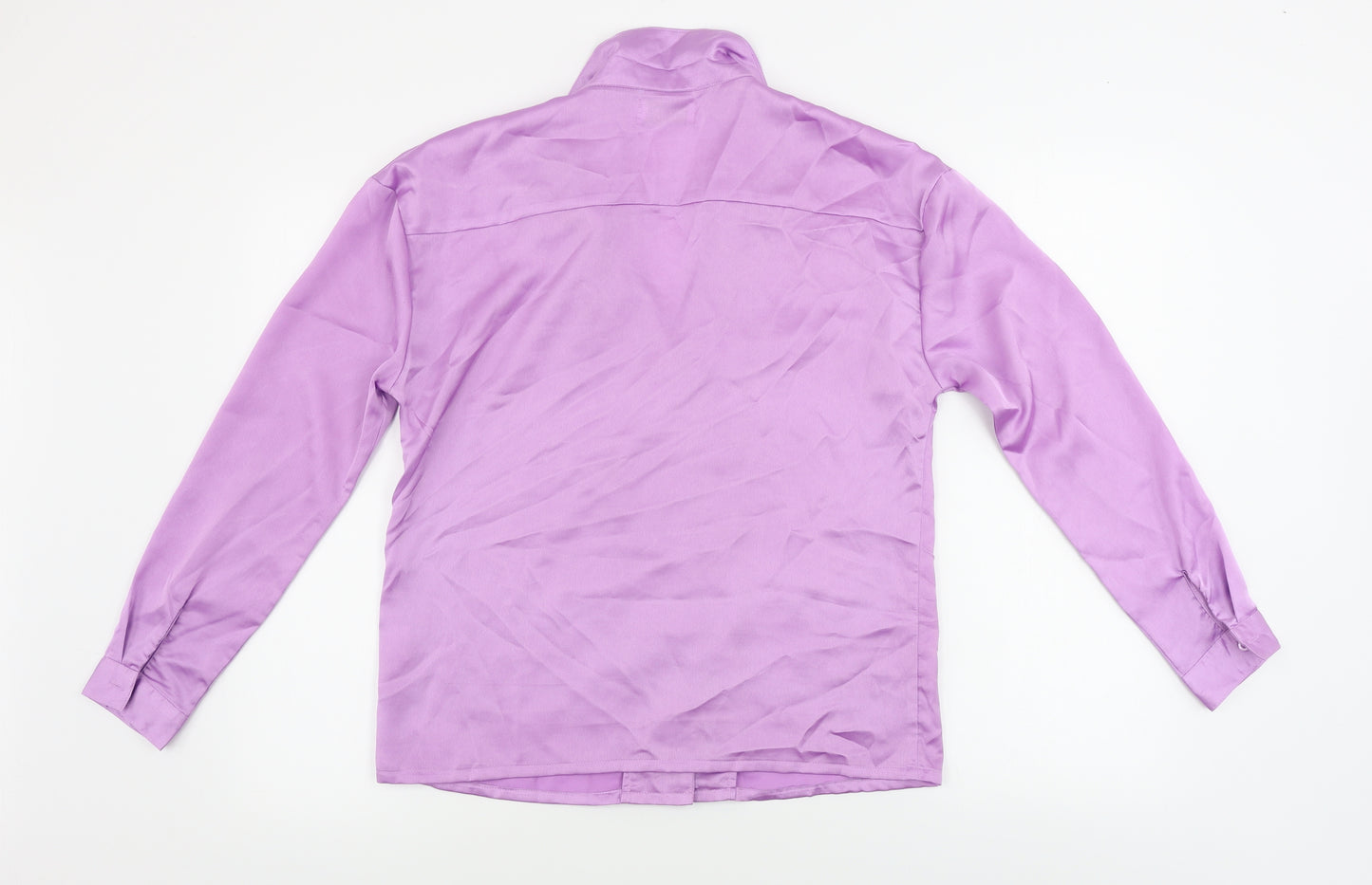 In the Style Womens Purple   Basic Button-Up Size 6