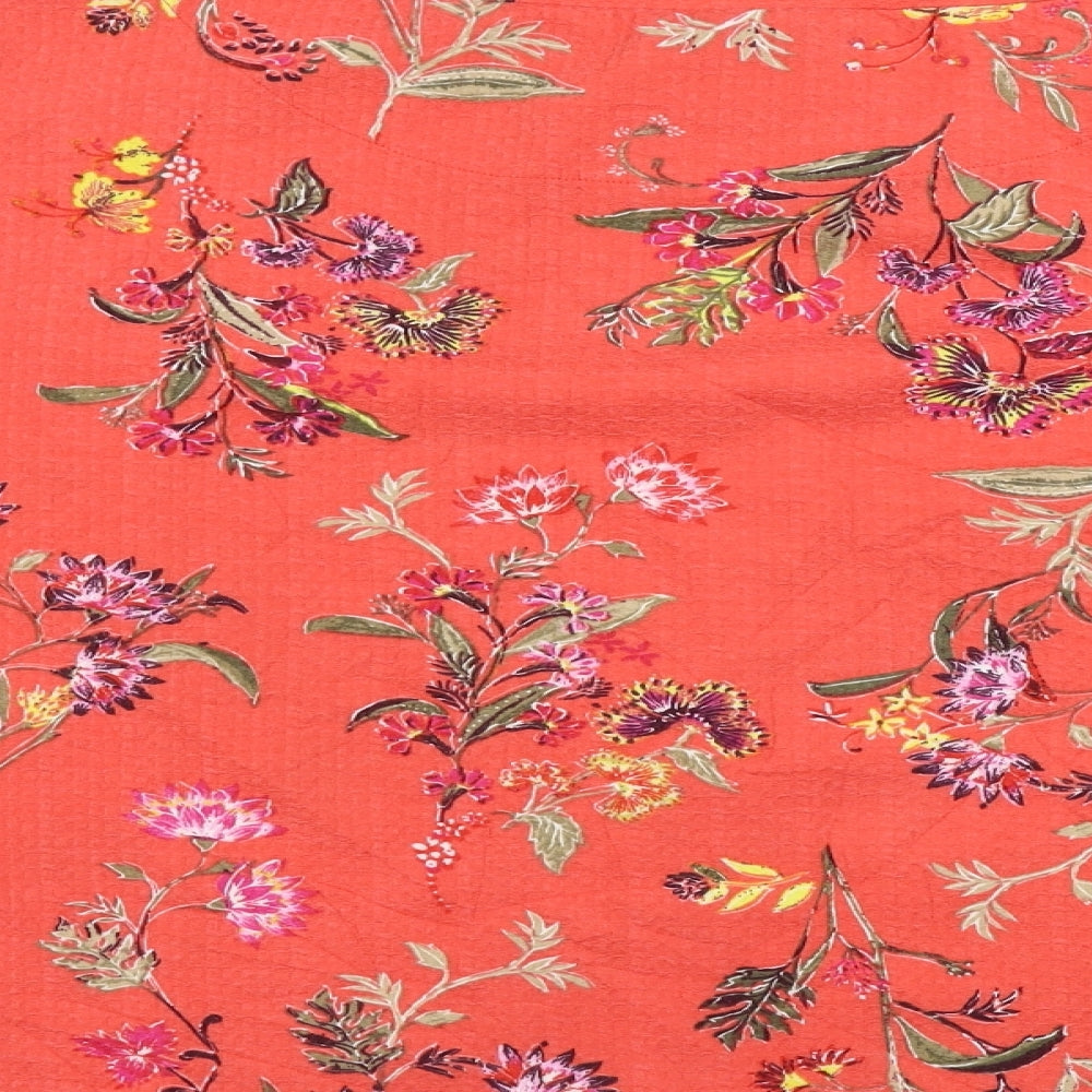 Marks and Spencer  Womens Pink Floral  Pullover Jumper Size 24