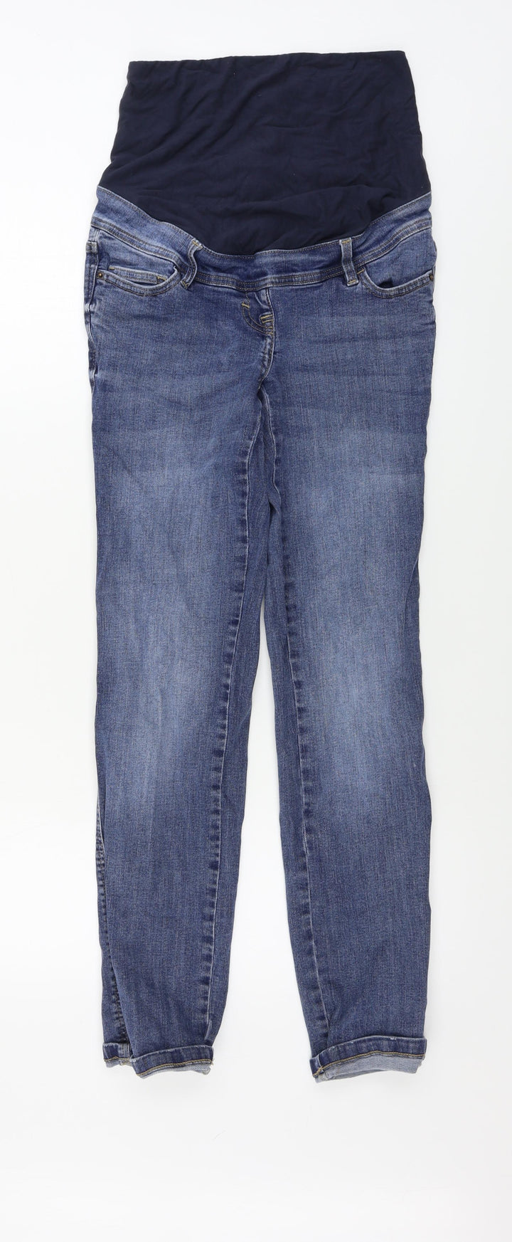 NEXT Womens Blue Straight Jeans Size 8 L26 in