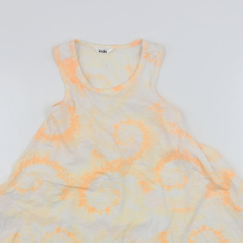 M&Co Girls White   A-Line  Size 8-9 Years