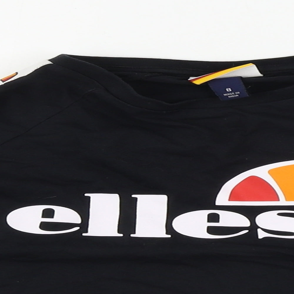ellesse Womens Black   Basic T-Shirt Size 8