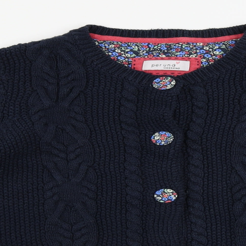 Marks and Spencer  Womens Blue   Cardigan Jumper Size 12