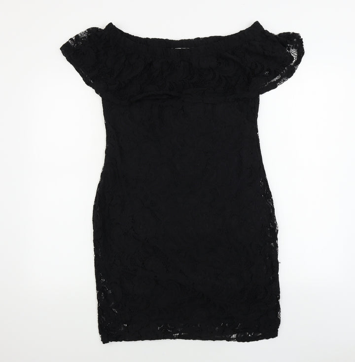 Peacocks Womens Black Bodycon Size 10