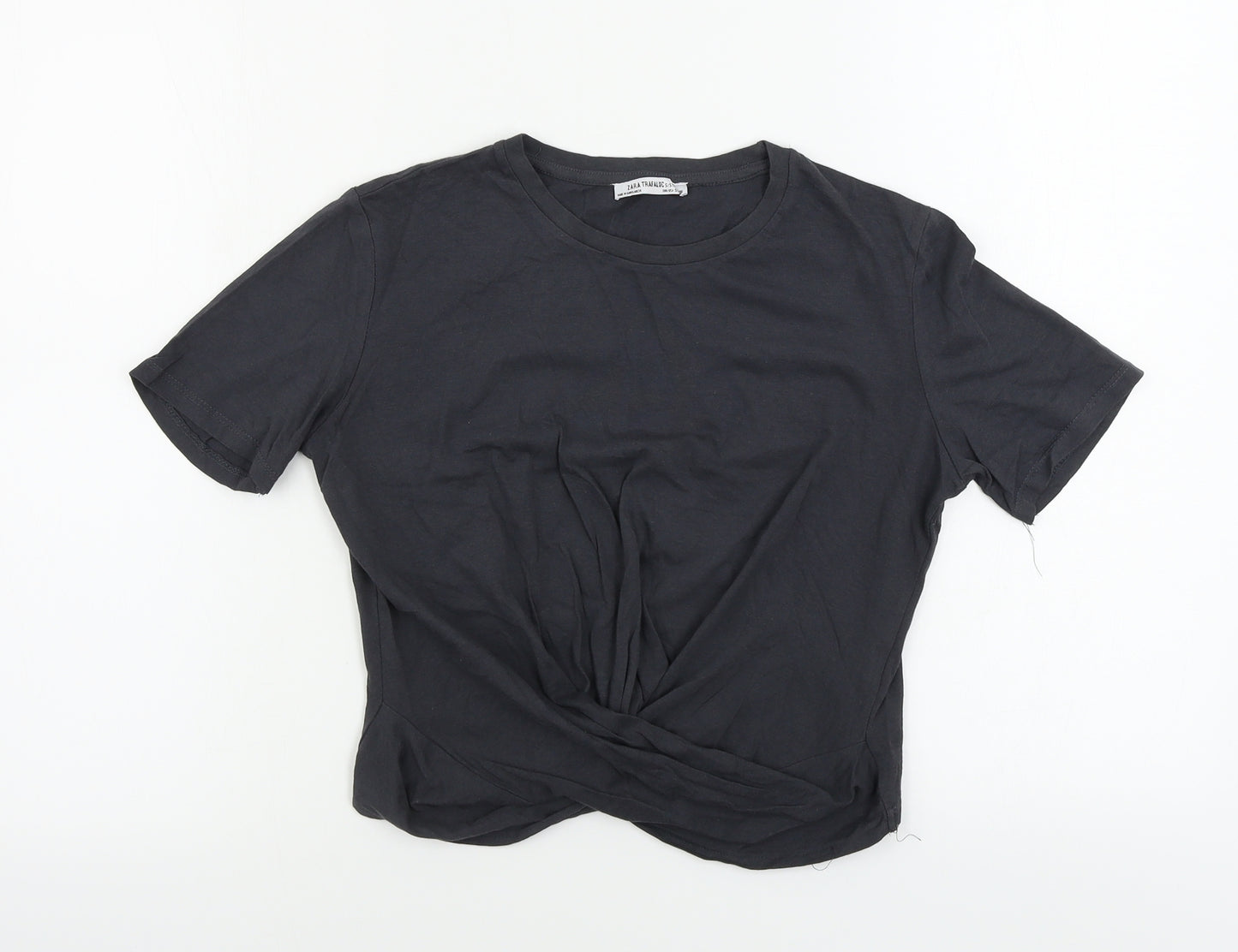 Zara Womens Grey   Basic T-Shirt Size S