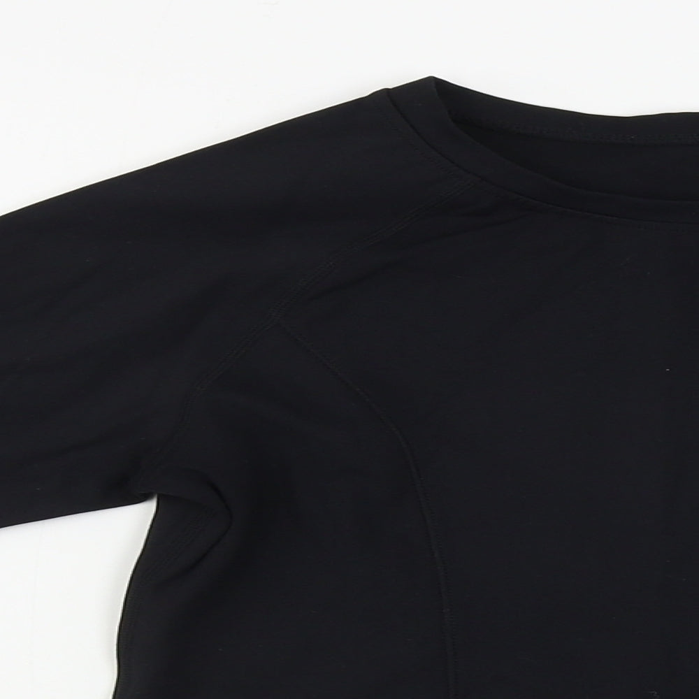 Preworn  Womens Black   Basic T-Shirt Size S