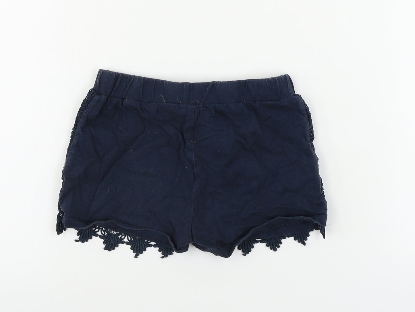 Primark  Girls Blue   Sweat Shorts Size 5-6 Years