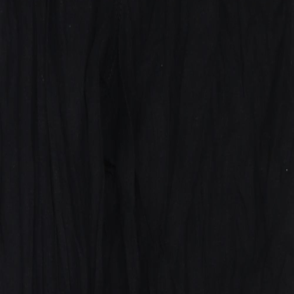 F&F  Womens Black Houndstooth  Trousers  Size 12 L26 in