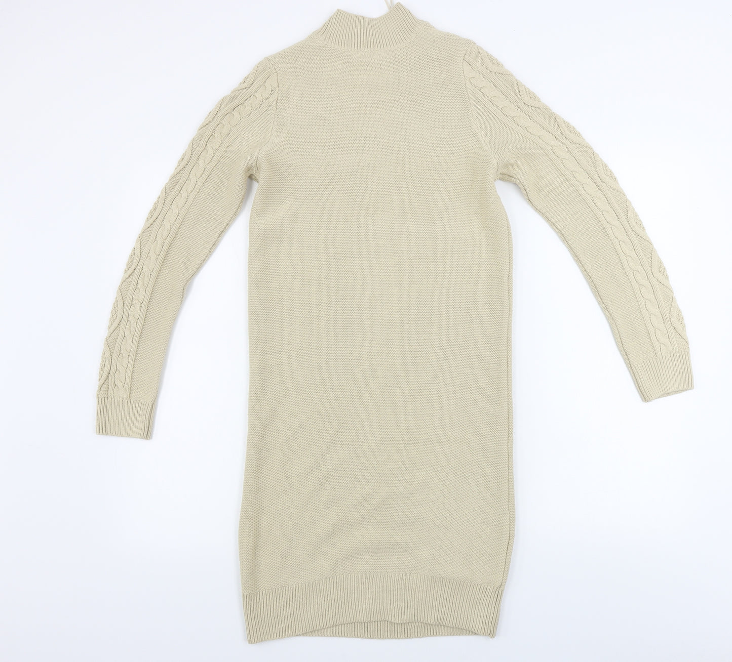 F&F  Womens Beige   Jumper Dress  Size 6