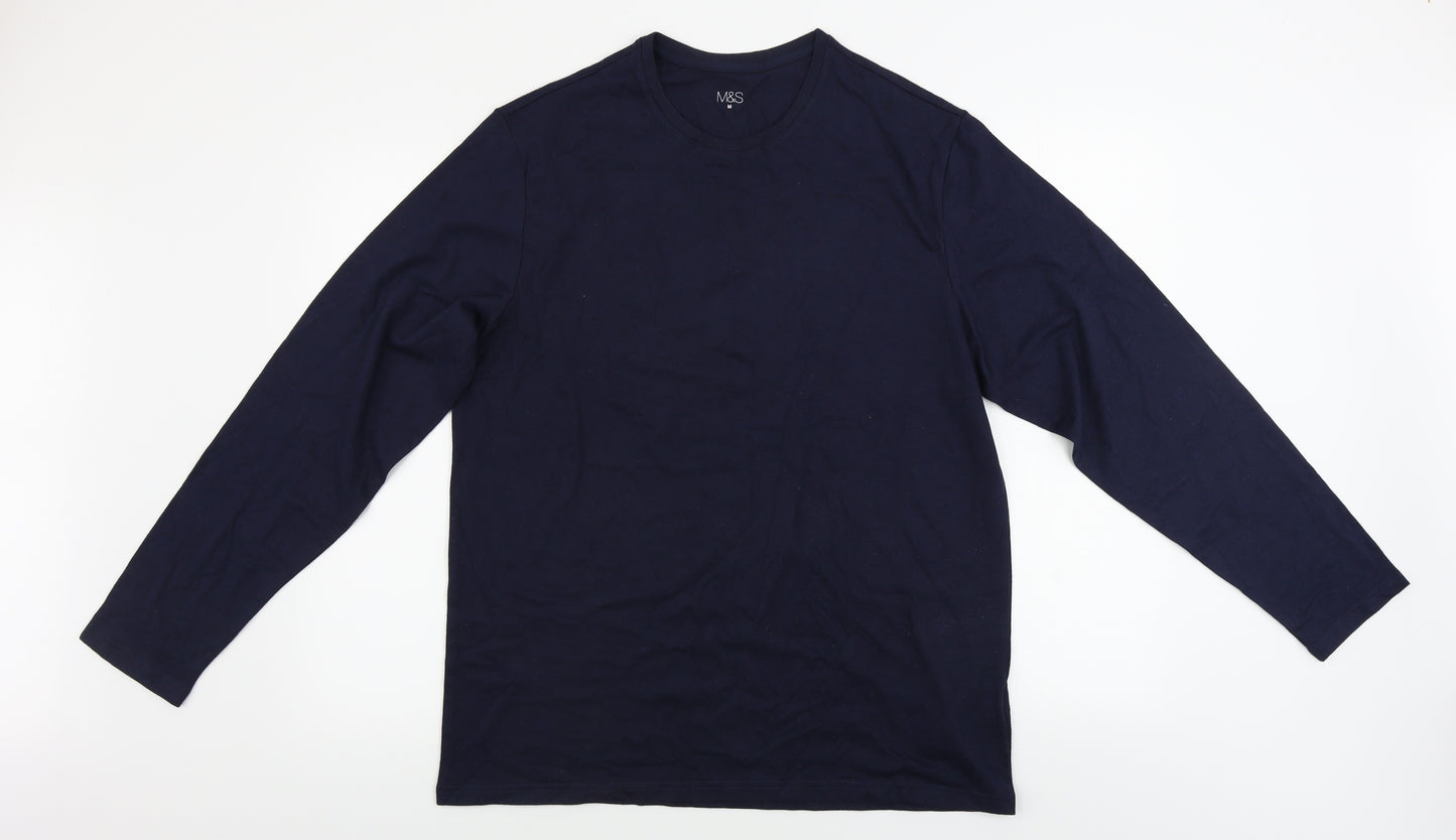 Marks and Spencer  Womens Blue   Basic T-Shirt Size M