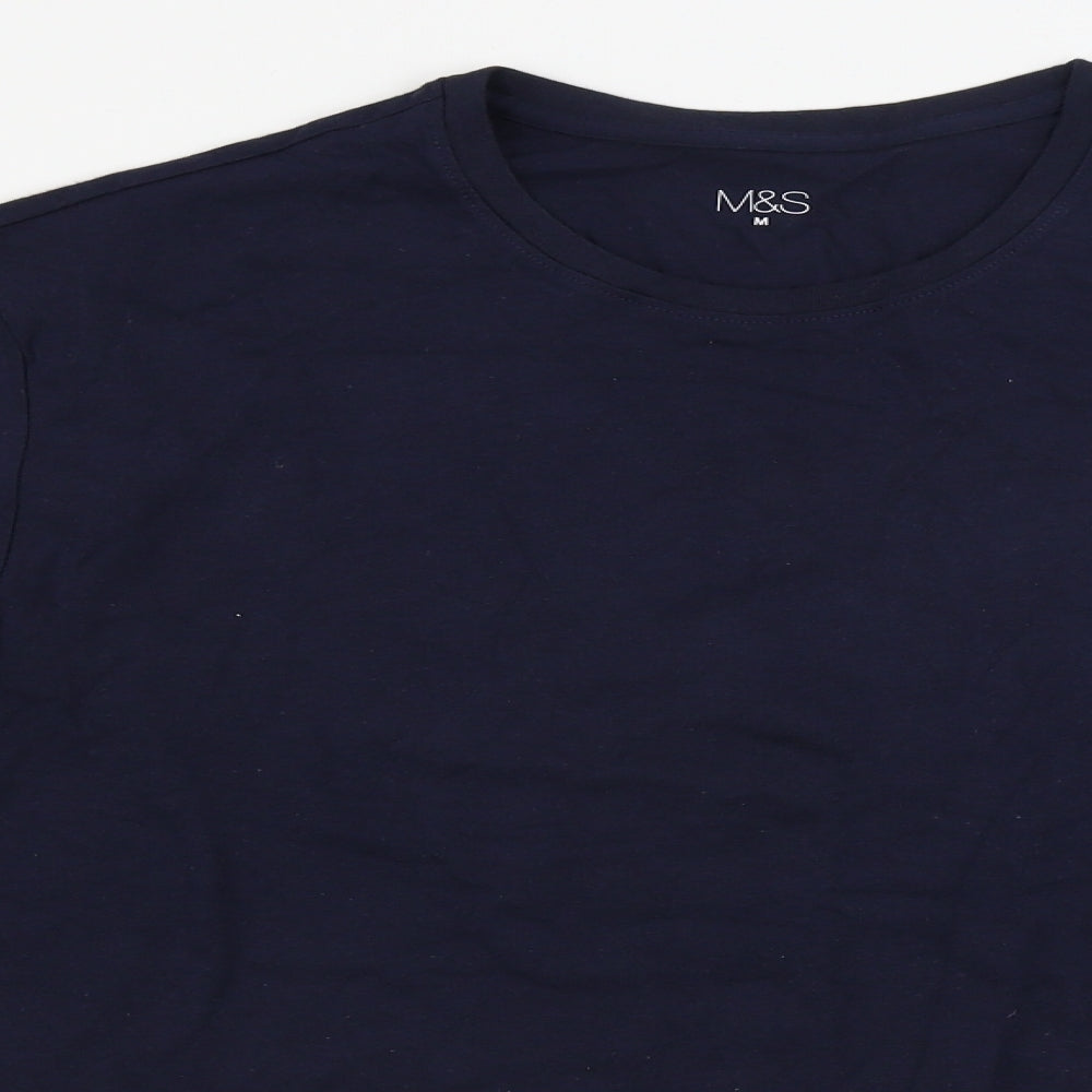 Marks and Spencer  Womens Blue   Basic T-Shirt Size M
