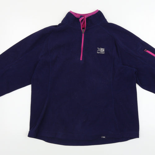 Karrimor  Womens Blue   Henley Jumper Size 14