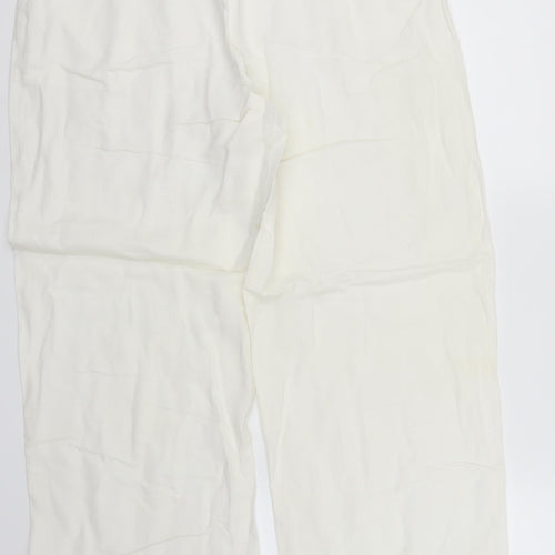 H&H Fashion Womens Ivory   Trousers  Size L L27 in