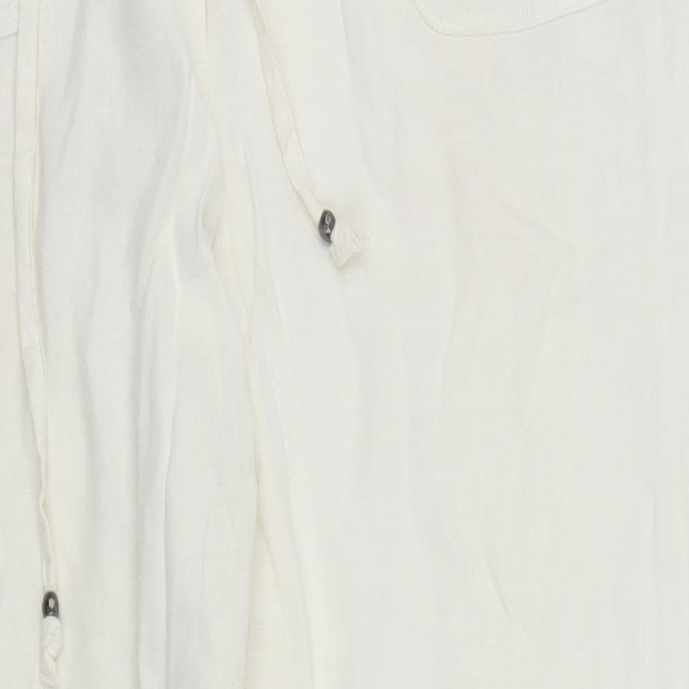 Papaya Womens White   Trousers  Size 16 L28 in