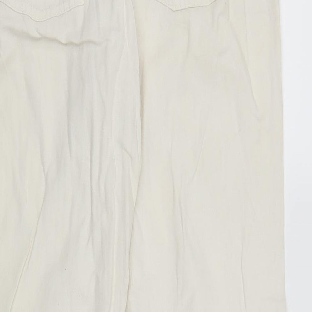 George Womens Ivory   Trousers  Size 12 L29 in