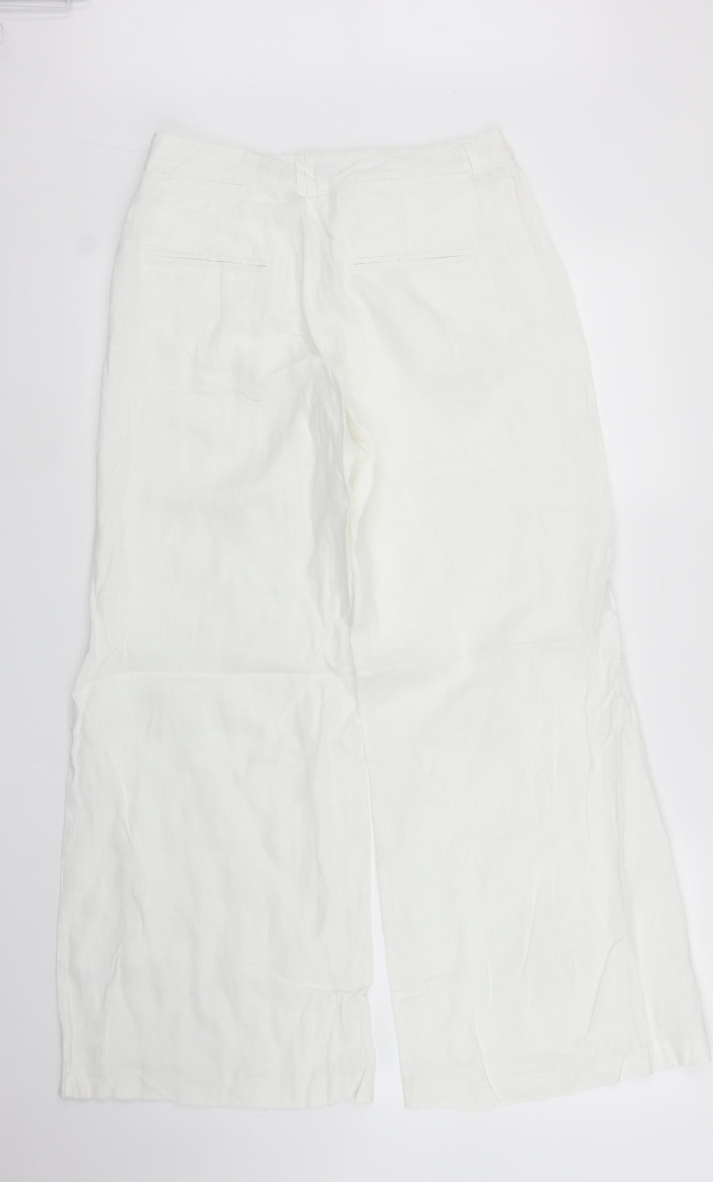 Great Plains Womens White   Capri Trousers Size 8 L26 in