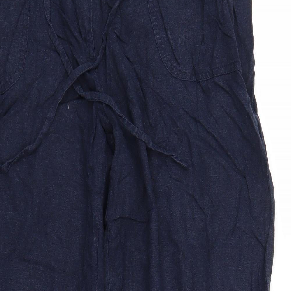 Debenhams Womens Blue   Trousers  Size 18 L27 in