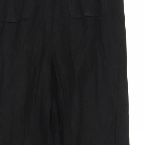 M&Co Womens Black   Trousers  Size 12 L29 in