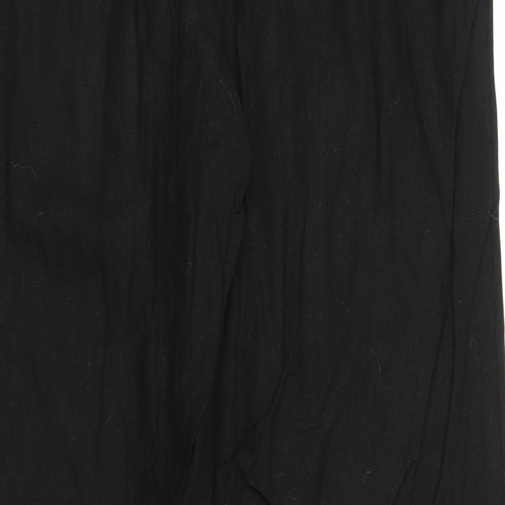 M&Co Womens Black   Trousers  Size 12 L29 in