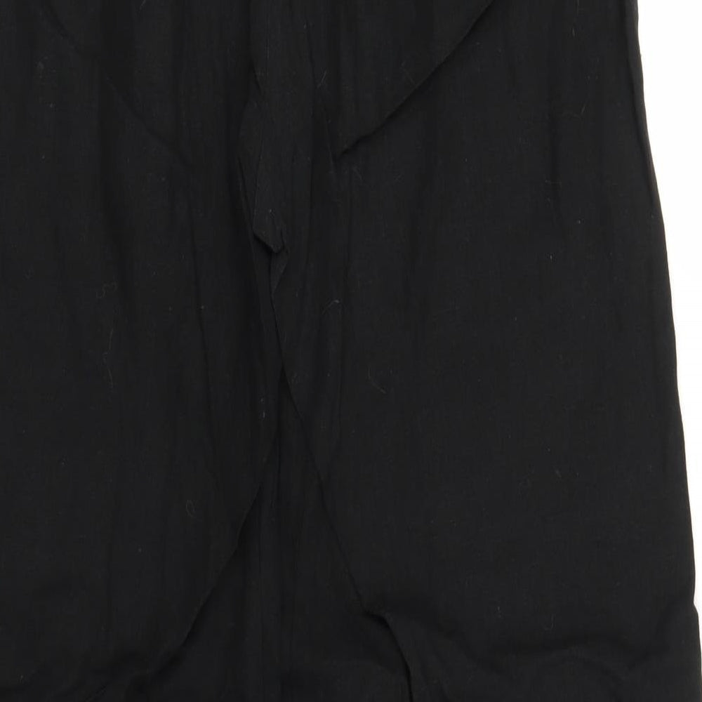 M&Co Womens Black   Trousers  Size 12 L28 in