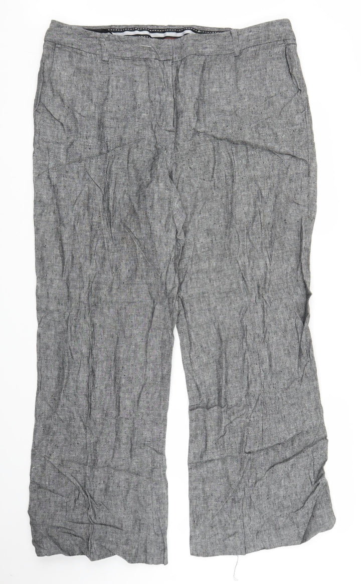 Saviour Womens Grey Trousers Size 38 in L27 in