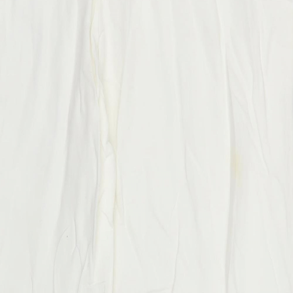 Debenhams Womens White   Trousers  Size 18 L28 in
