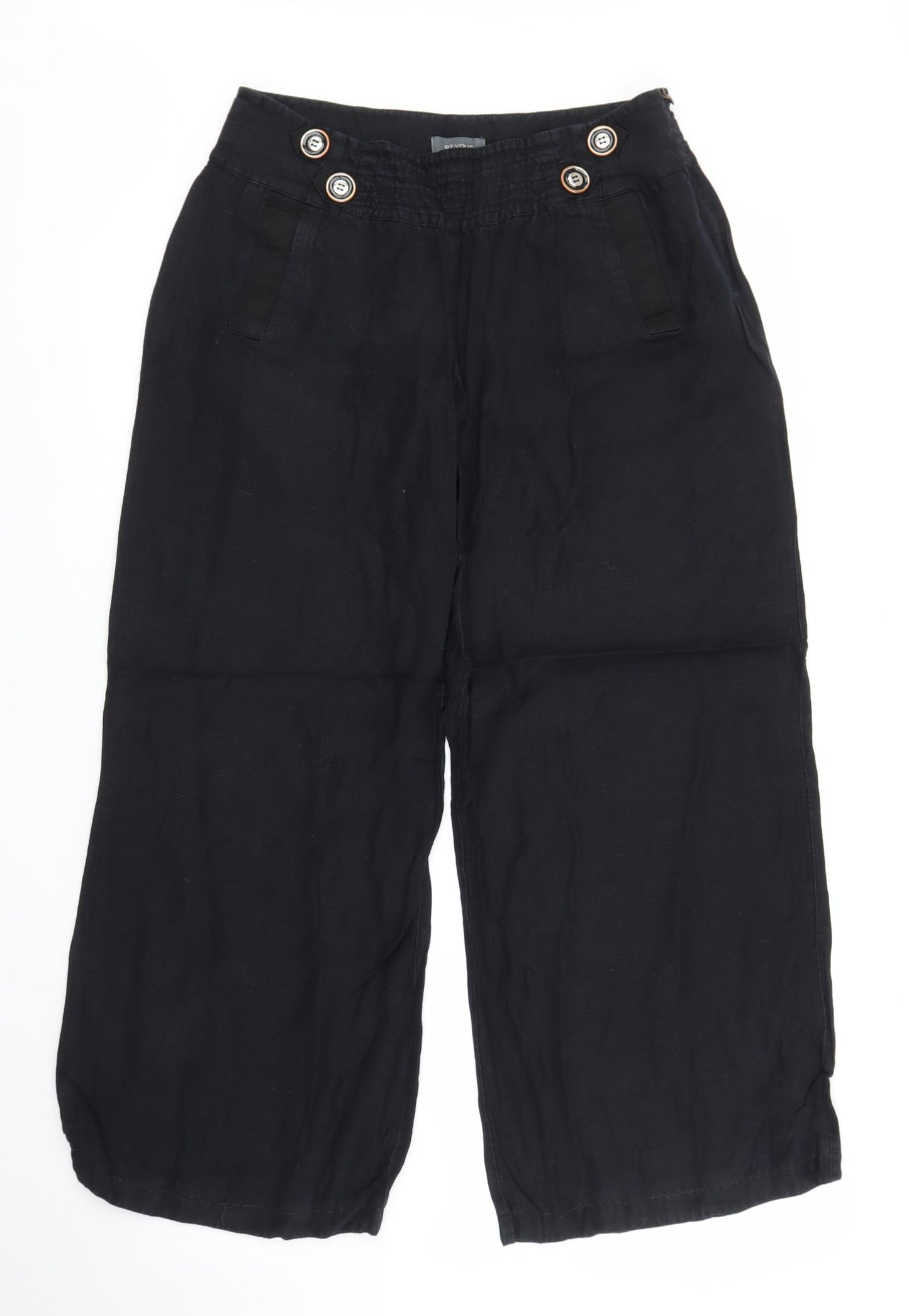 Matalan Womens Blue   Capri Trousers Size 12 L24 in
