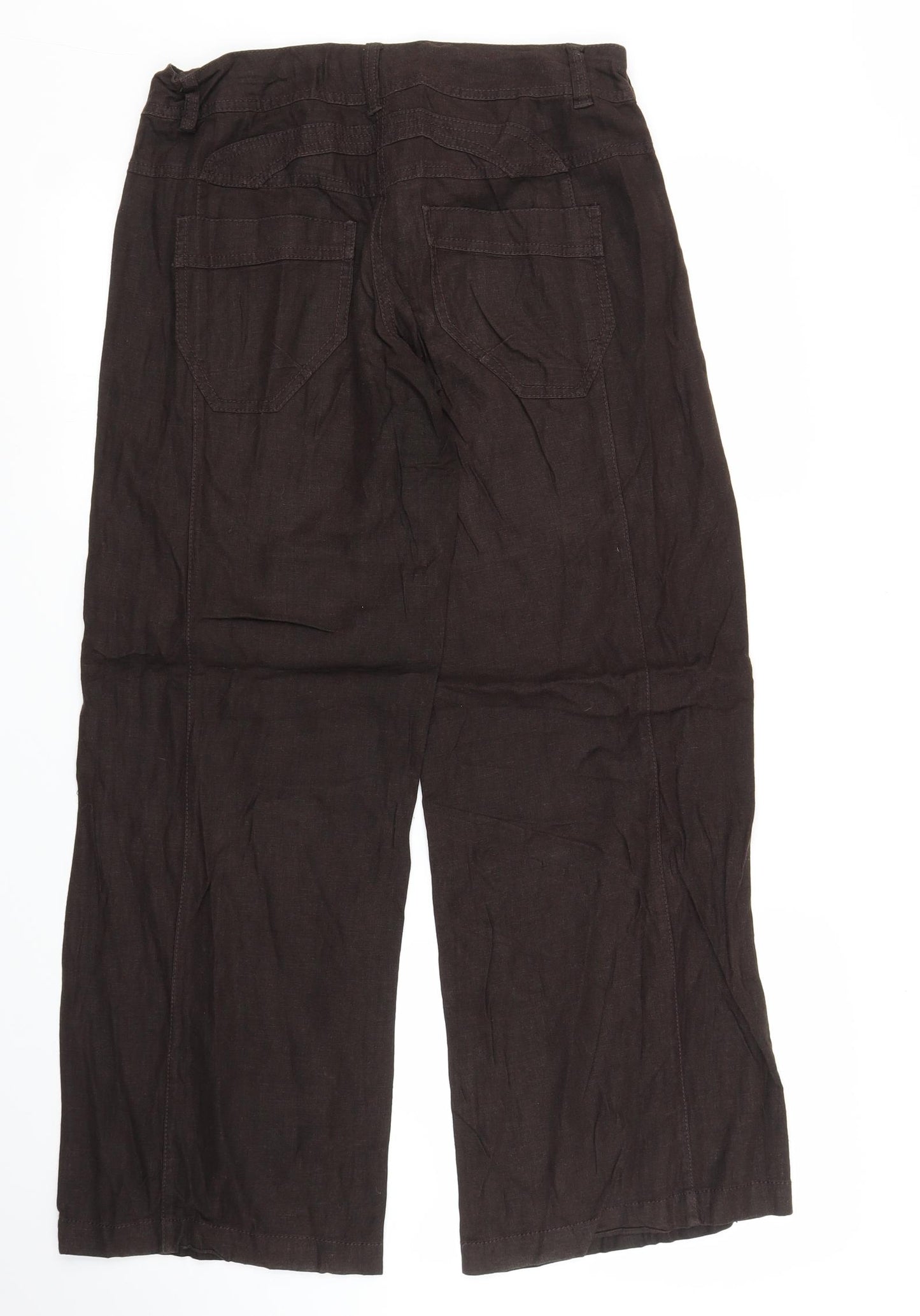 NEXT Womens Brown   Trousers  Size 10 L27 in