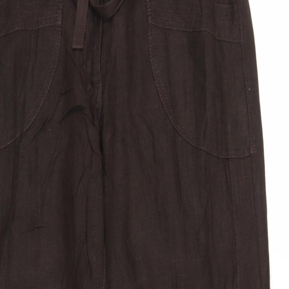 NEXT Womens Brown   Trousers  Size 10 L27 in