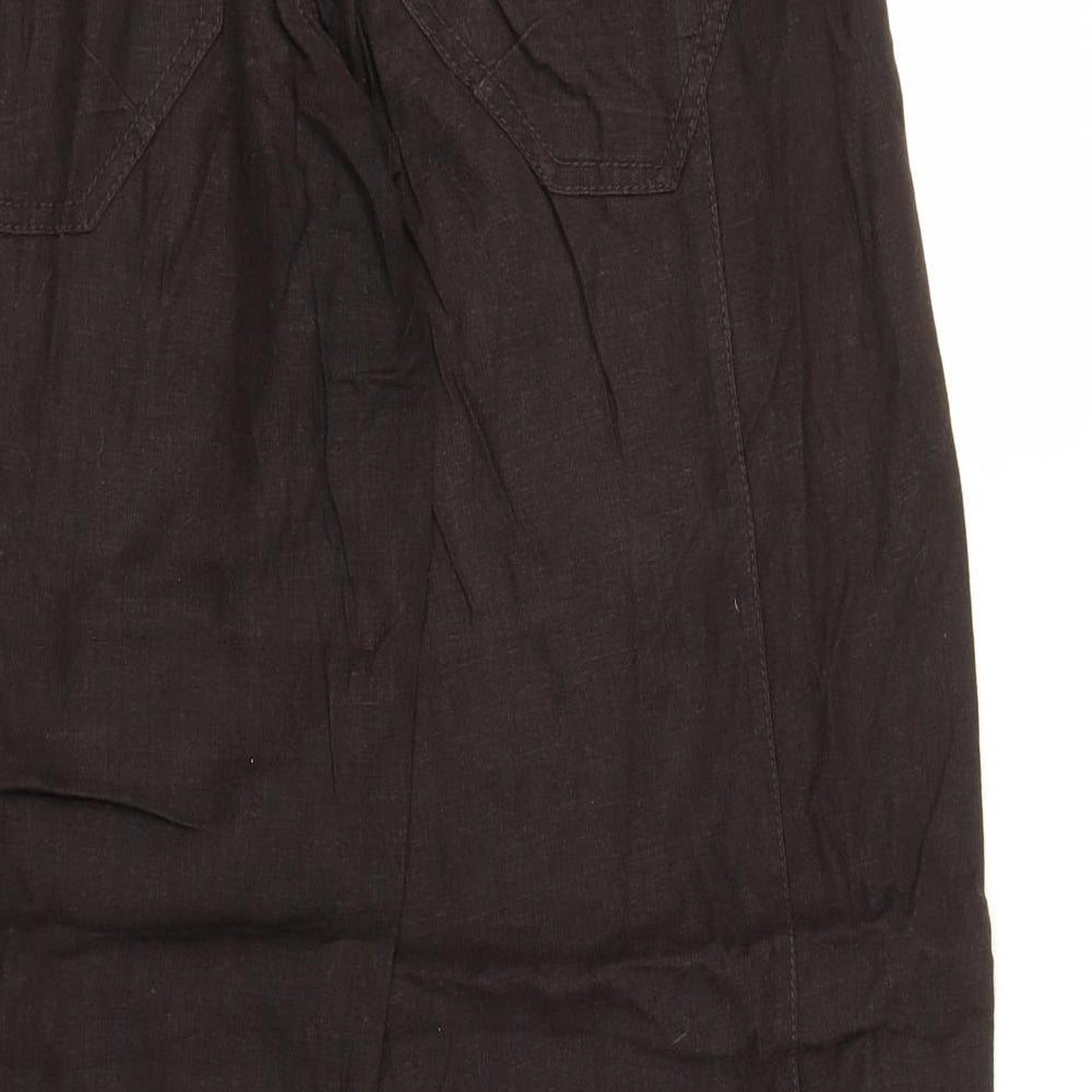 NEXT Womens Brown   Trousers  Size 10 L27 in