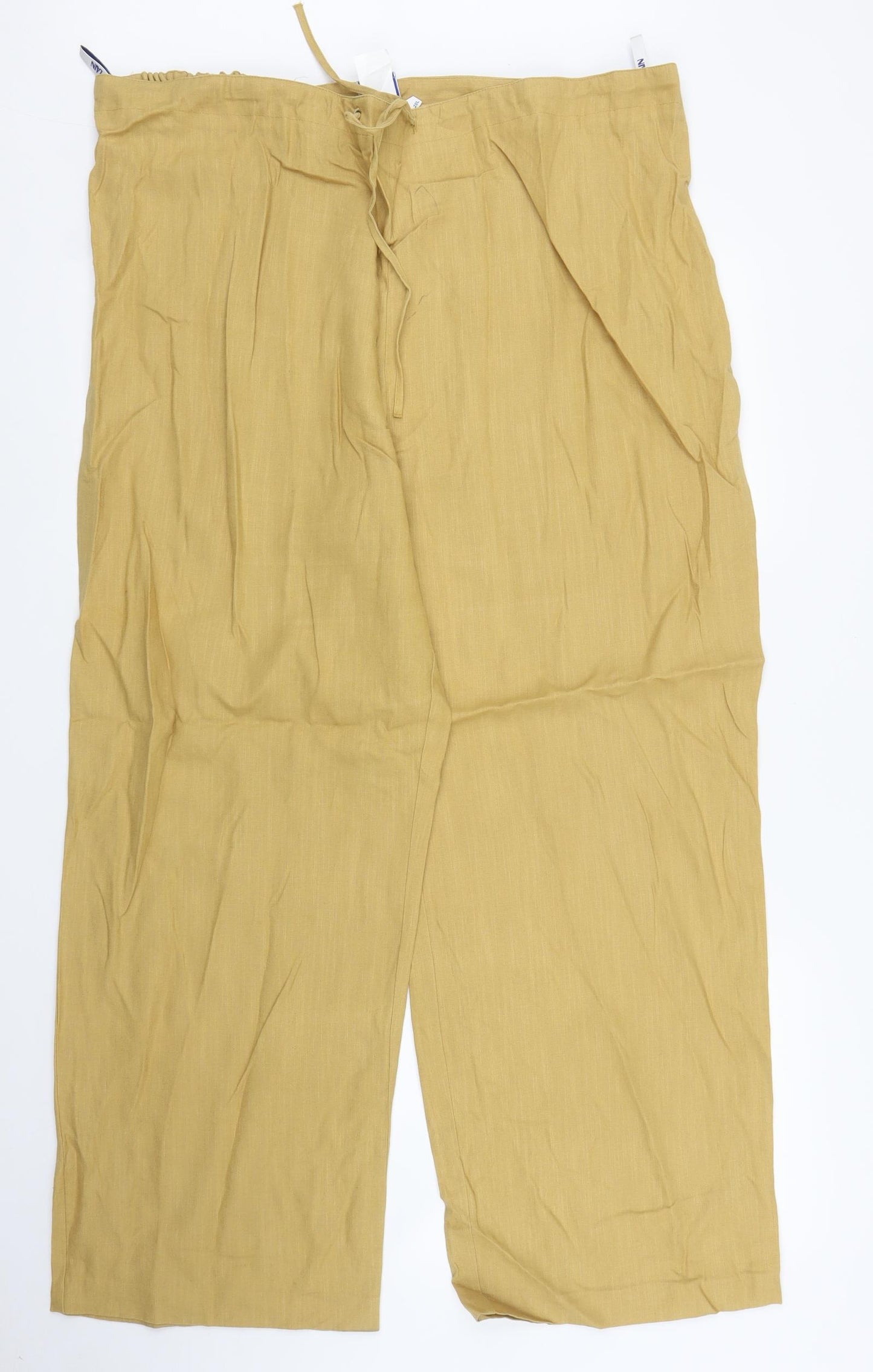 Penny Plain Womens Yellow   Trousers  Size 20 L28 in