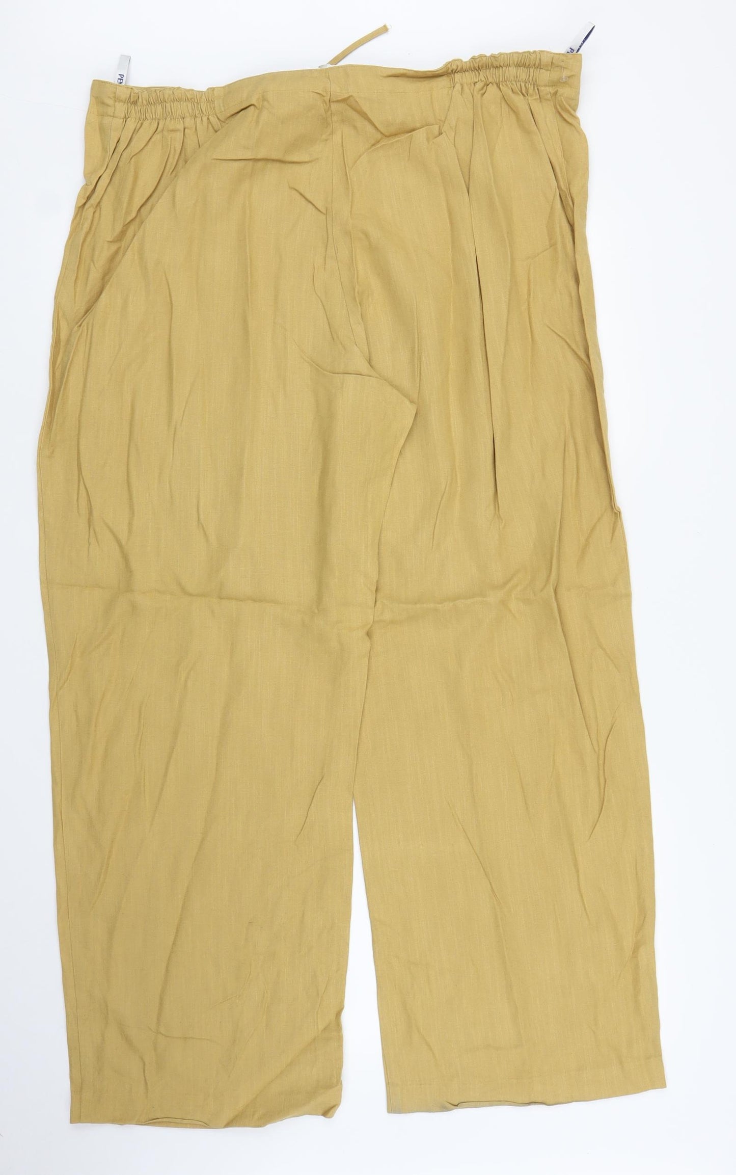 Penny Plain Womens Yellow   Trousers  Size 20 L28 in